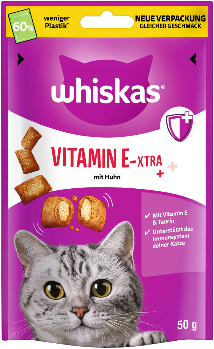 whiskas Katzenleckerli Vitamin E-xtra mit Huhn